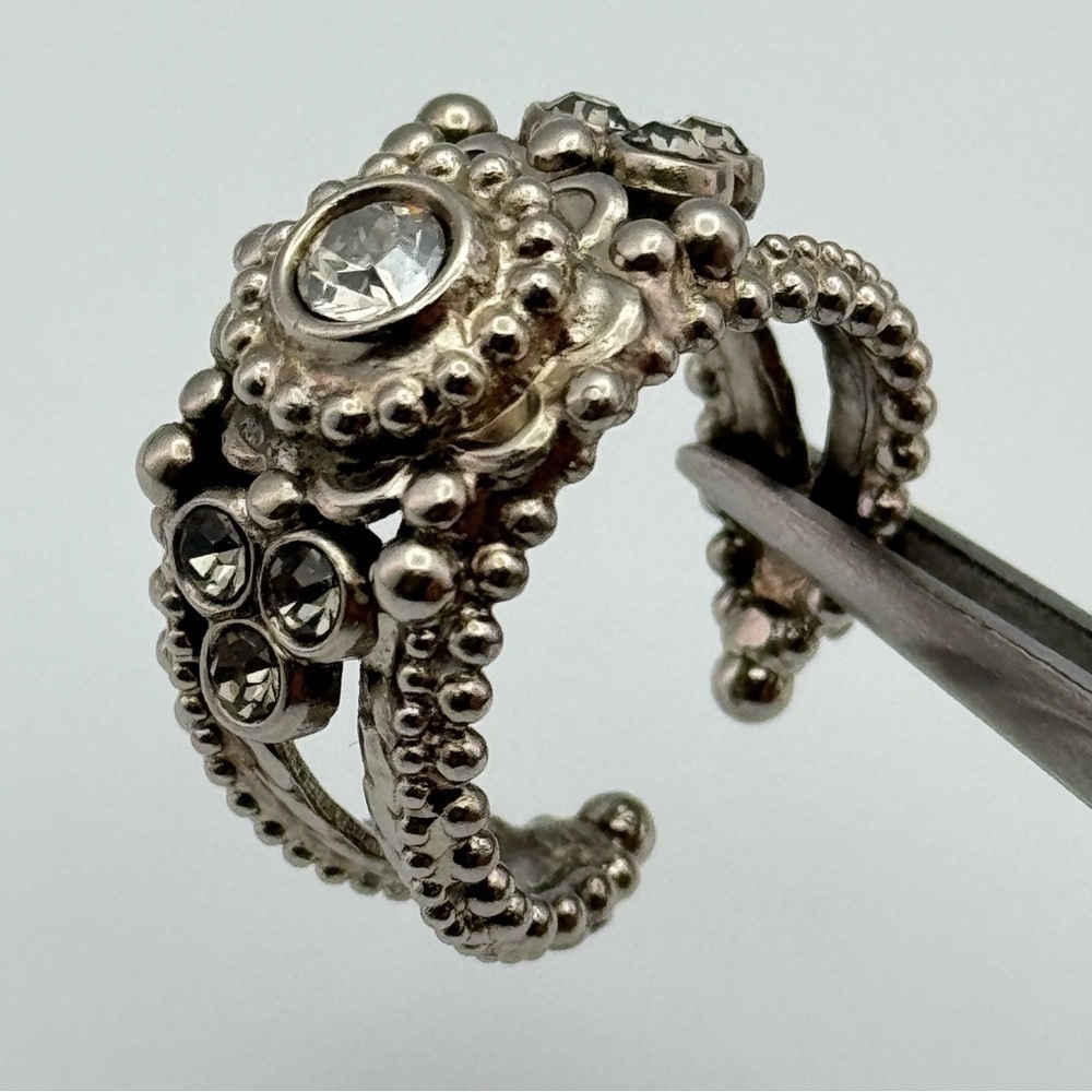 Sorrelli Crystal Statement Ring – Size 6 – Vintage Boho Glam